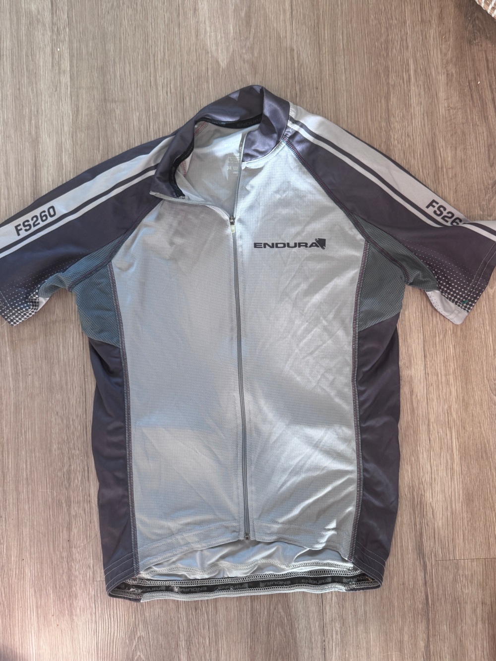 Endura Men's Light Grey FS260-Pro Performance Cycling Jacket